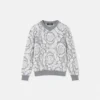 Kids Jacquard Cotton-Blend Knit Sweater