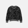Kids Jacquard Cotton-Blend Knit Sweater