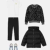 Kids Jacquard Cotton-Blend Knit Sweater