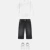 Kids Jacquard Cotton-Poplin Shirt