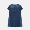 Kids Lasered Denim Dress