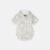 Kids Printed Cotton Cover-Up Hoodie