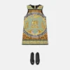 Kids Printed Cotton-Gabardine Dress