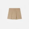 Kids Printed Cotton-Gabardine Pleated Skirt