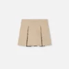 Kids Printed Cotton-Gabardine Pleated Skirt