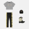 Kids Printed Cotton-Jersey Leggings