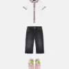 Kids Printed Cotton-Jersey Shirt