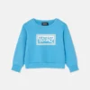 Kids Printed Cotton-Jersey Sweatshirt