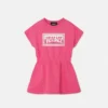 Kids Printed Cotton-Jersey Sweatshirt Dress