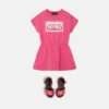Kids Printed Cotton-Jersey Sweatshirt Dress