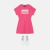 Kids Printed Cotton-Jersey Sweatshirt Dress