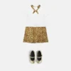 Kids Printed Cotton-Jersey Twill Dress