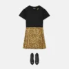 Kids Printed Cotton-Jersey Twill Dress