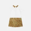 Kids Printed Cotton-Jersey Twill Dress