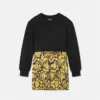 Kids Printed Cotton-Jersey Twill Sweatshirt Dress