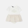 Kids Printed Cotton T-Shirt Dress