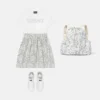 Kids Printed Cotton T-Shirt Dress