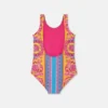 Kids Printed One-Piece Swimsuit
