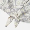 Kids Printed Silk Twill Crop Shirt