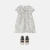 Kids Printed Silk Twill Dress