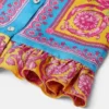Kids Printed Silk Twill Dress