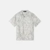 Kids Printed Silk Twill Shirt