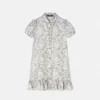 Kids Printed Silk Twill Shirt Dress