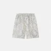 Kids Printed Silk Twill Shorts
