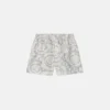 Kids Printed Silk Twill Shorts