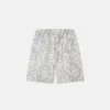 Kids Printed Silk Twill Shorts