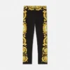 Kids Printed Stretch Cotton-Jersey Leggings