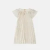 Kids Printed Twill Pleated Dress