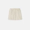 Kids Printed Twill Pleated Skirt