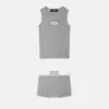 Kids Ribbed Cotton-Jersey Underwear Set