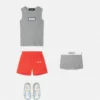 Kids Ribbed Cotton-Jersey Underwear Set