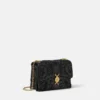 Kleio Embroidered Nappa Shoulder Bag