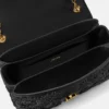 Kleio Embroidered Nappa Shoulder Bag