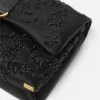 Kleio Embroidered Satin Mini Bag