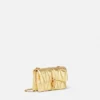 Kleio Quilted Metallic Mini Bag
