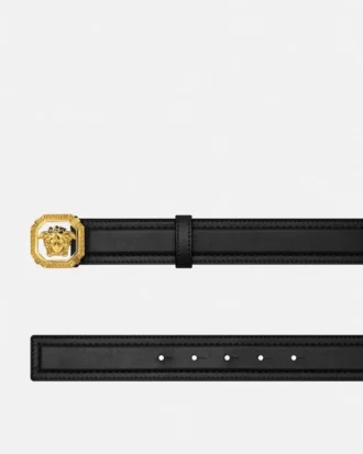 La Medusa Leather Belt 3.5 cm