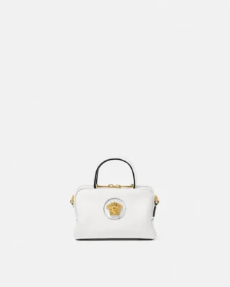 La Medusa Leather Mini Boston Bag