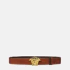 La Medusa Leather Reversible Belt 4 cm