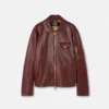 Leather Blouson Jacket
