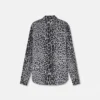 Leopard Silk Shirt
