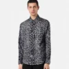 Leopard Silk Shirt