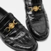 Medusa ’95 Croc-Effect Loafers