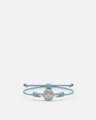 Medusa ’95 Crystal Leather Bracelet