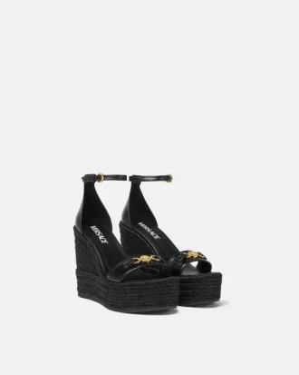 Medusa ’95 Leather Wedge Sandals 120 mm