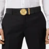 Medusa Biggie Leather Belt 4 cm