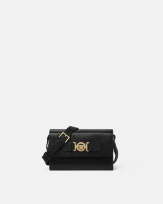Medusa Biggie Leather Messenger Bag